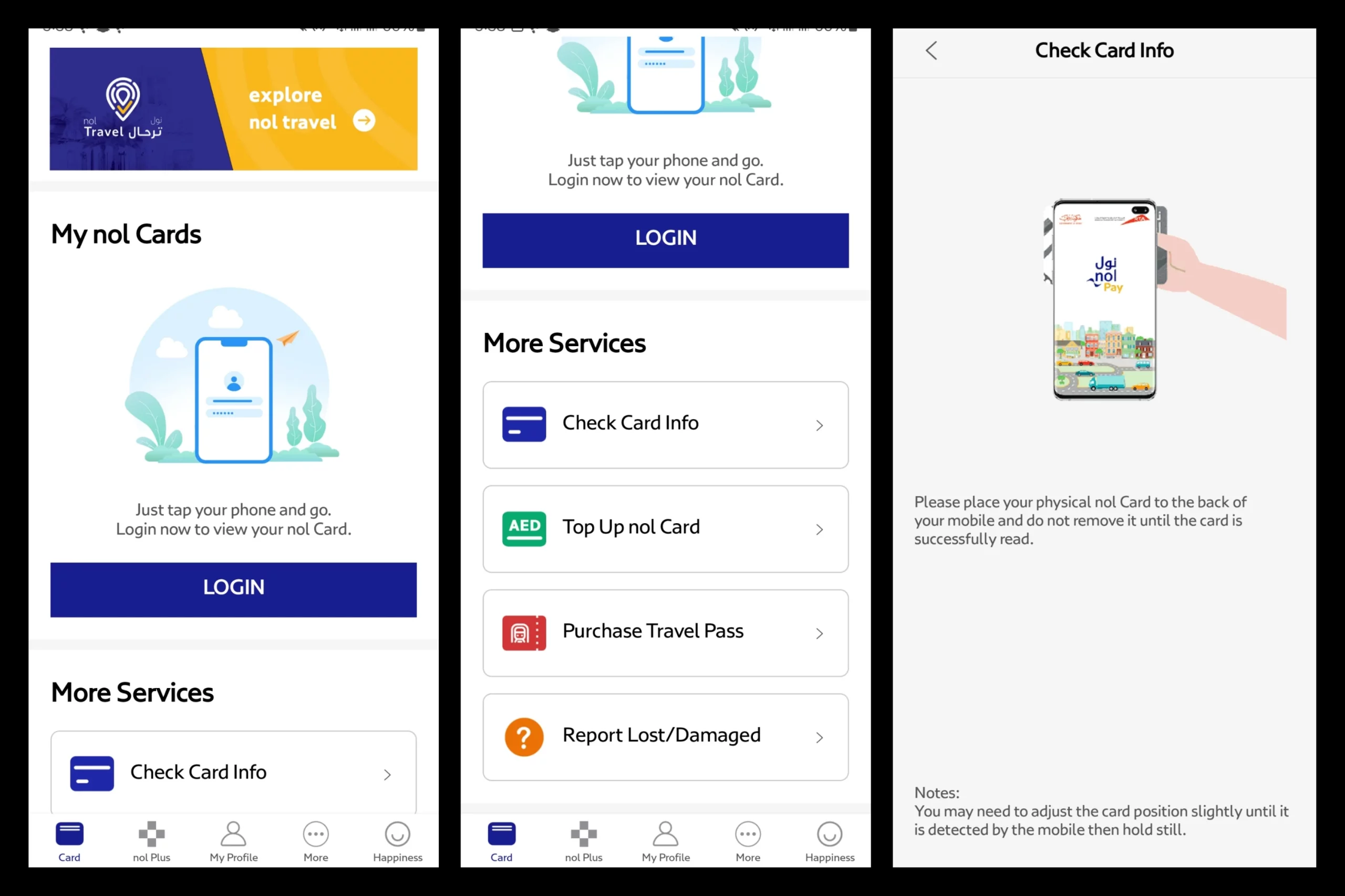 Check NOL Card Balance Using NOL Pay App with NFC