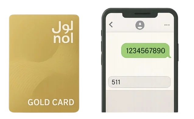 Check NOL Card Balance via SMS